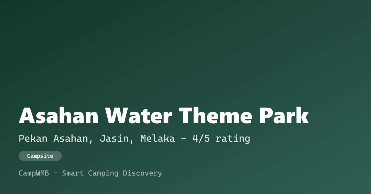 Visual sementara Asahan Water Theme Park