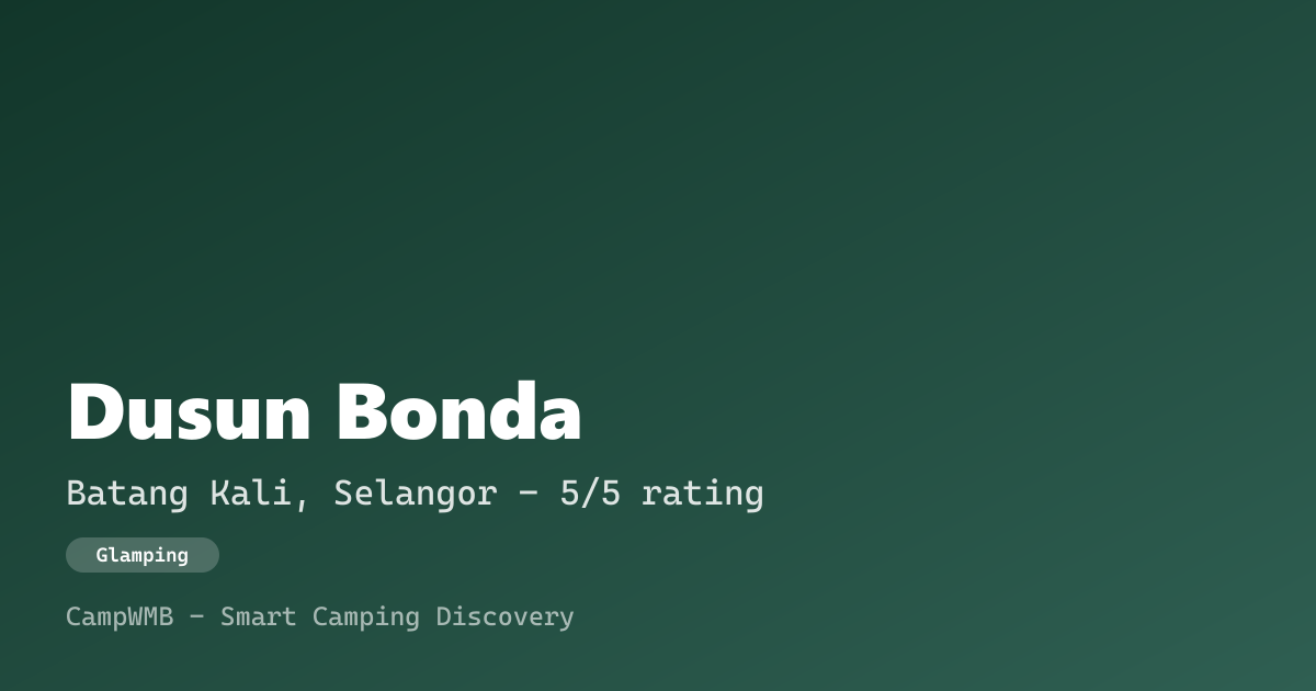 Visual sementara Dusun Bonda