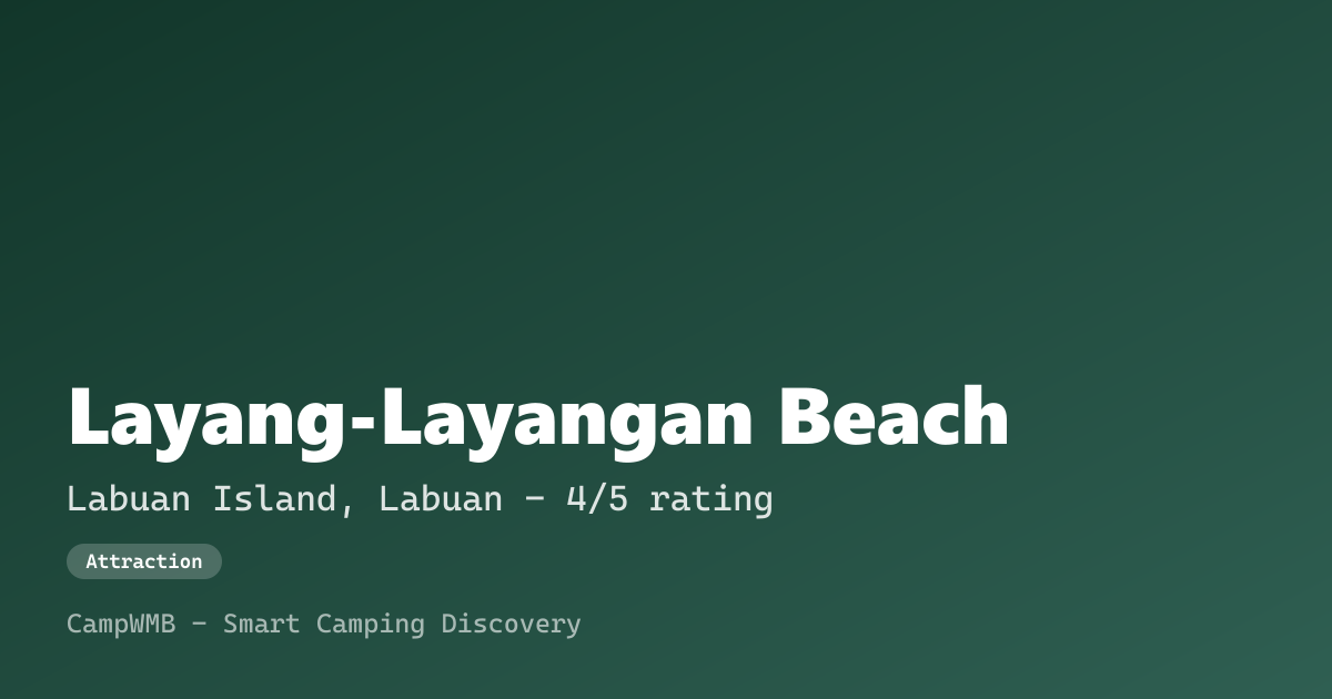 Visual sementara Layang-Layangan Beach