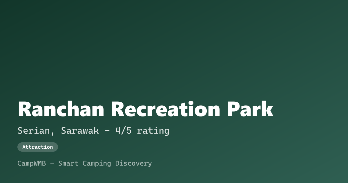 Visual sementara Ranchan Recreation Park