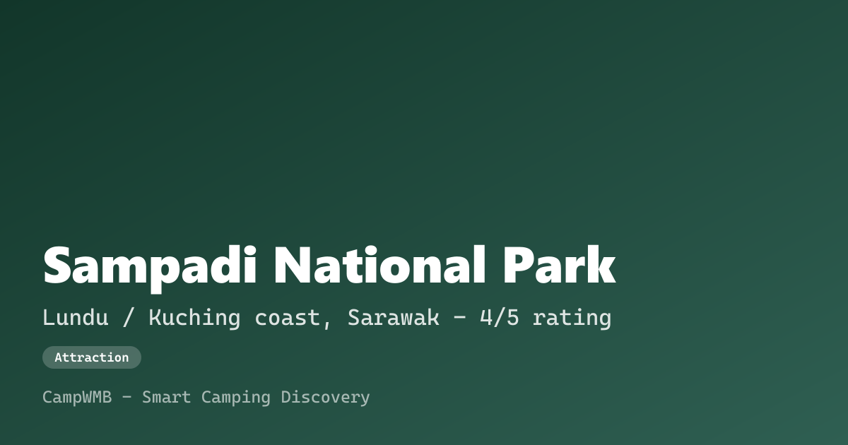 Visual sementara Sampadi National Park