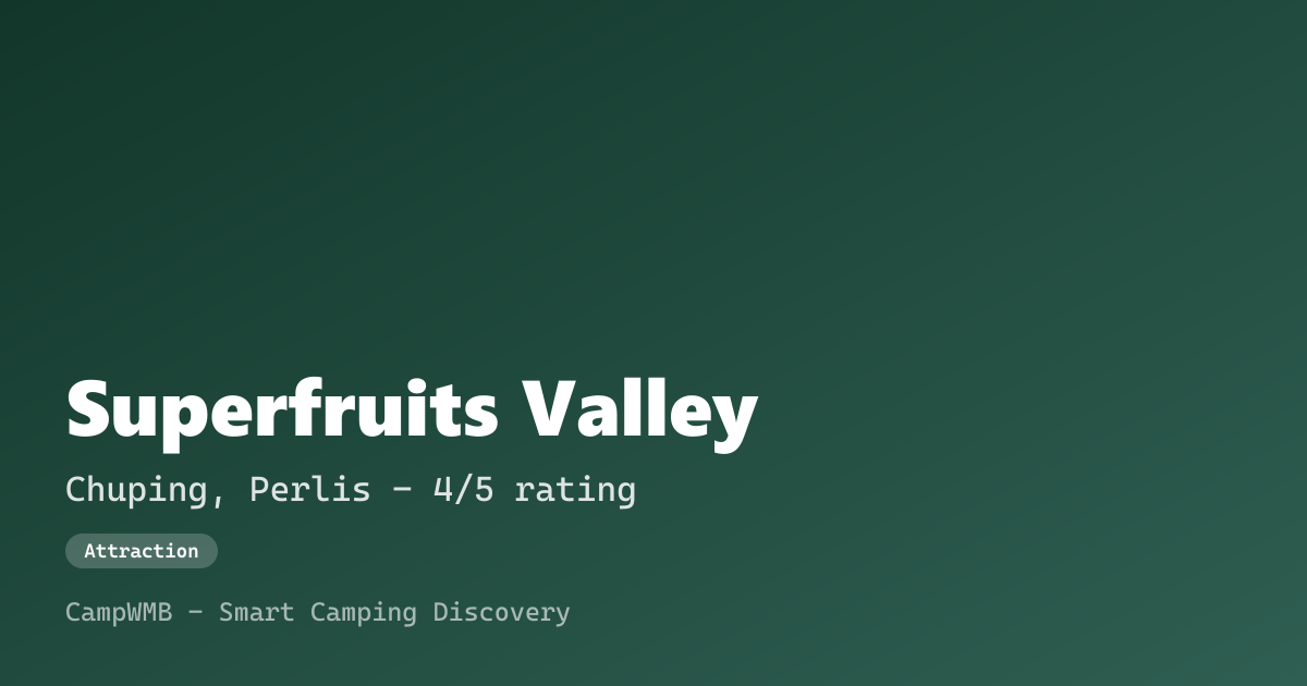Visual sementara Superfruits Valley
