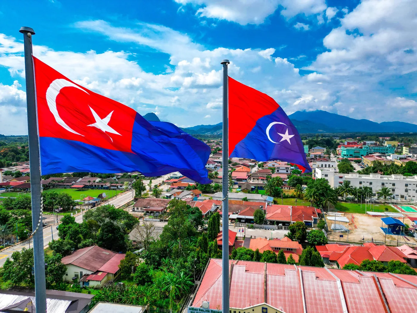Dataran Tangkak — foto sebenar 5