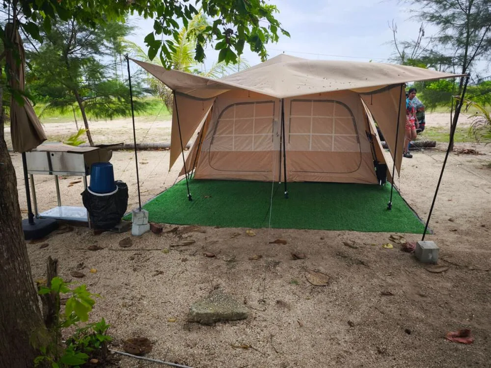Kanopi Tipi Glamping — foto sebenar 5