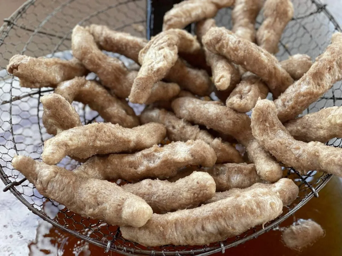 Keropok Lekor Losong Pekan Nenas — foto sebenar 4