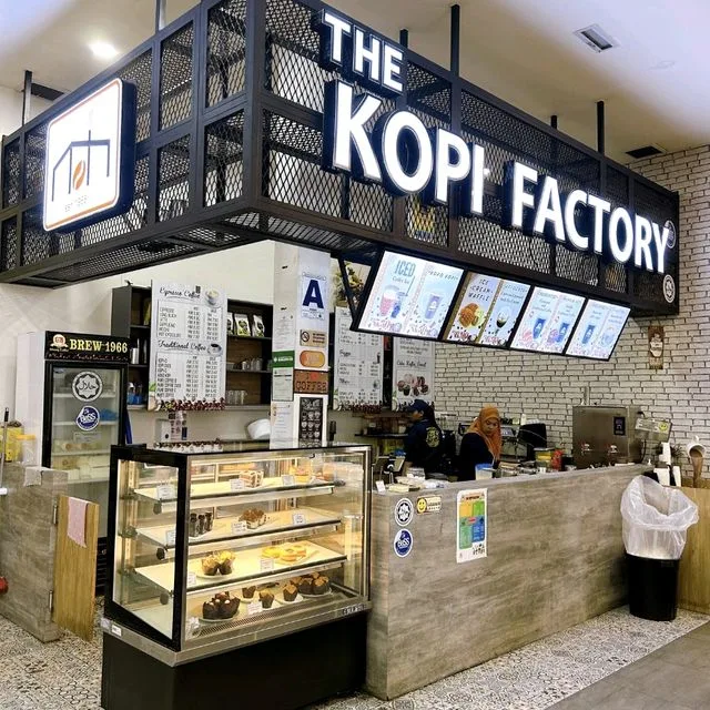 Kluang Coffee Cap Televisyen — foto sebenar 3