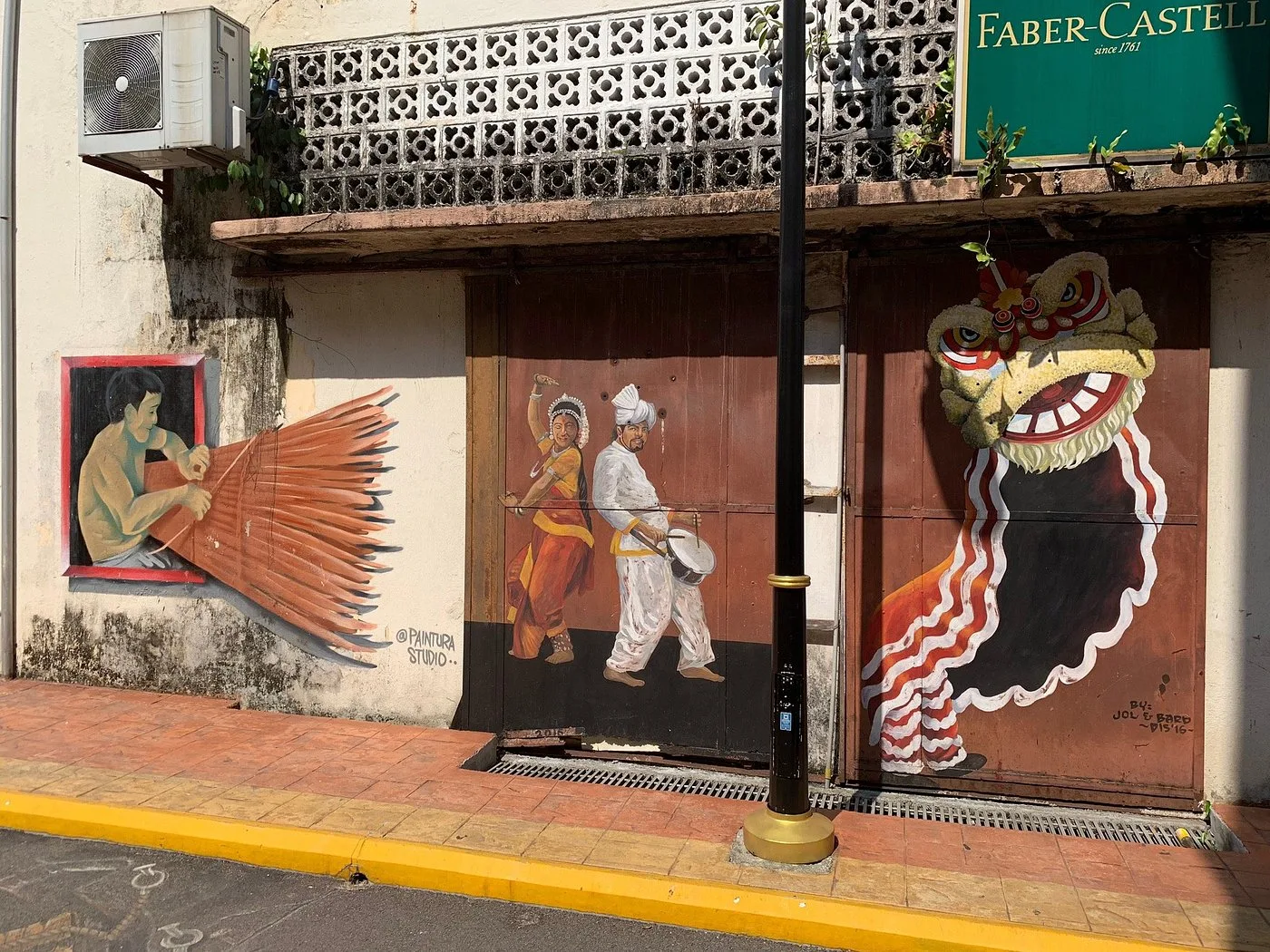 Kluang Street Art — foto sebenar 3
