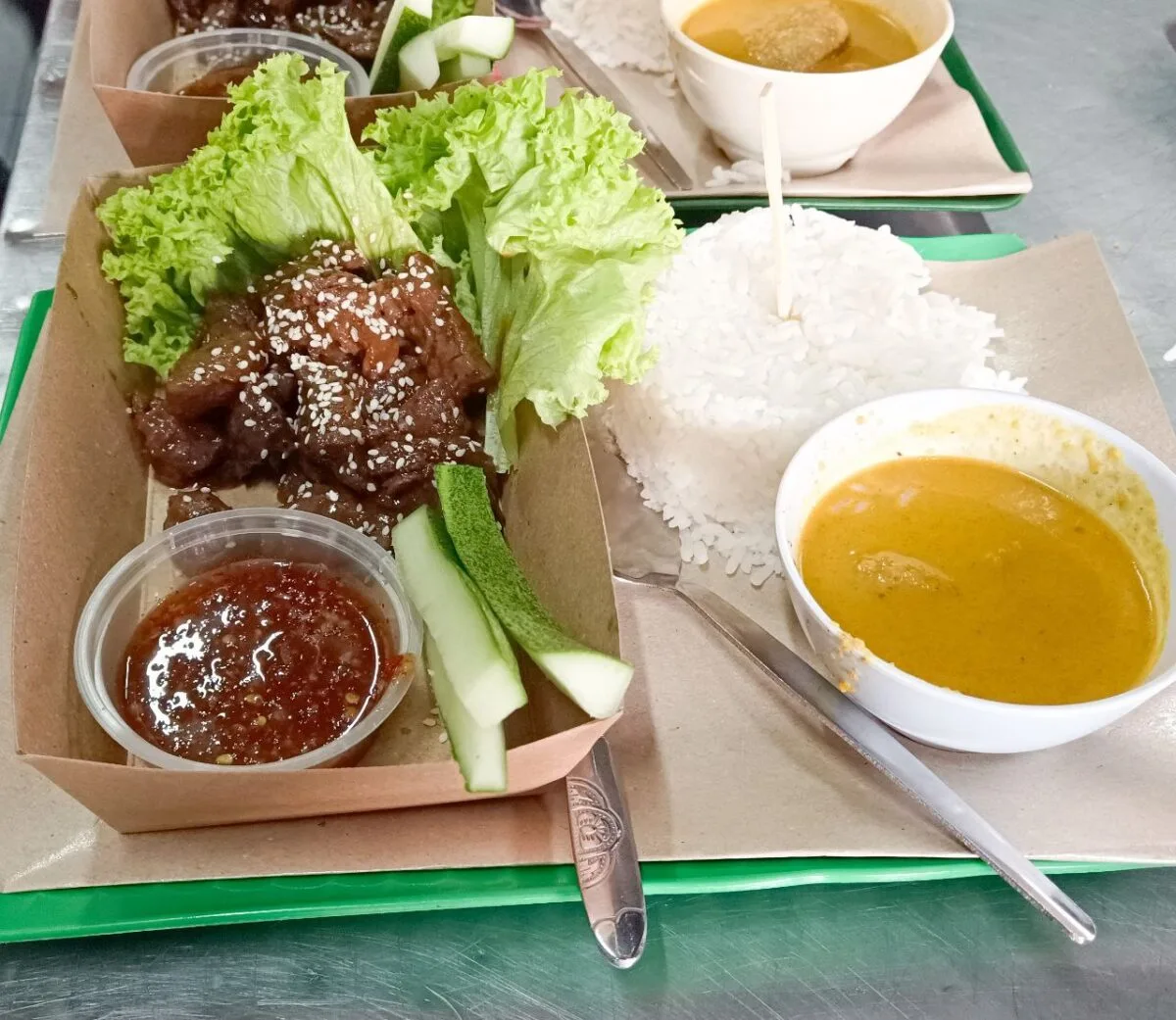 Nasi Blauk — foto sebenar 5