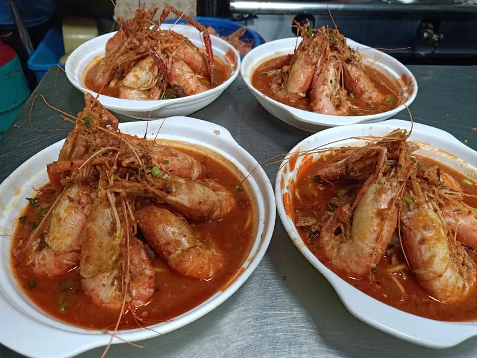 Special Mee Bandung Udang Galah Muo Ori — foto sebenar 2